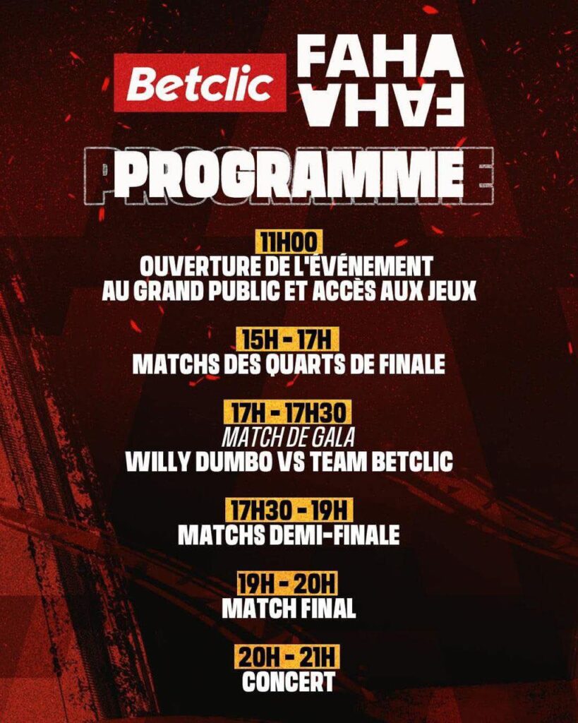 PROGRAMME FAHA FAHA BETCLICA