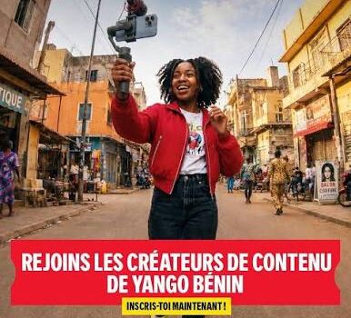 🚀 Créateur(trice) de contenu au Bénin ? Yango t’ouvre ses portes !