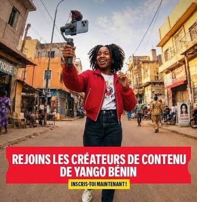 🚀 Créateur(trice) de contenu au Bénin ? Yango t’ouvre ses portes !